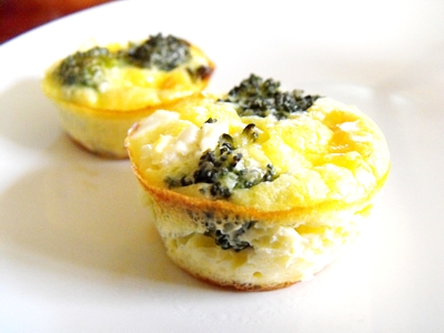As a side dish serve the crustless quiche recipe in a pie form. Filled into muffin forms or small muffin forms the broccoli becomes ideal fingerfood.