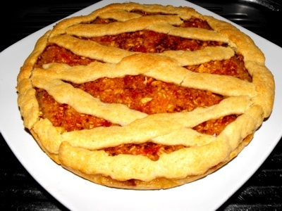 apple pie with shredded apple