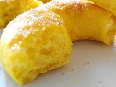 Baked doughnuts with sweet potato