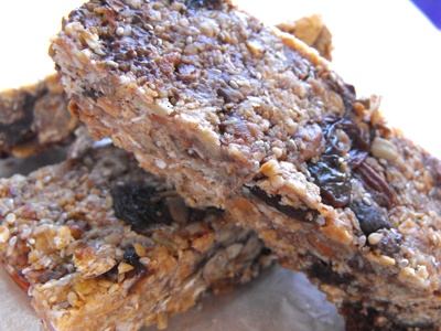 This energy bar recipe is great for lunchboxes or snacks they are full of goodness and energy, due to them containing chia seeds, which are packed full of fibre and omega 3's.