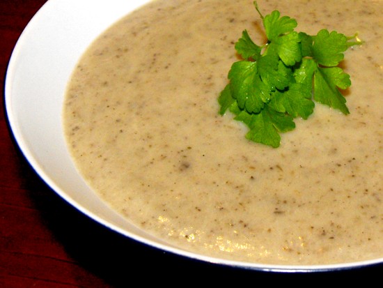 Jerusalem artichoke soup