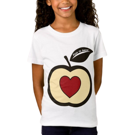 kids t-shirt with Food To Grow logo