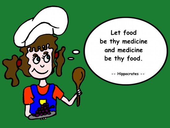 Hippocrates - Let food be thy medicine and medicine be thy food.