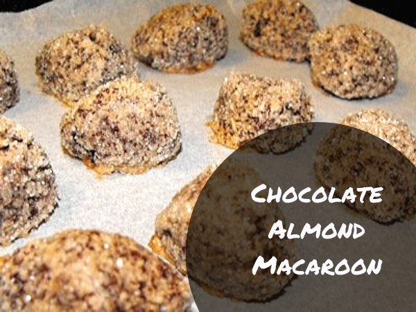 The chocolate almond macaroon recipe is a delicious glutenfree cookie recipe. This macaroon recipe is one of my Grandmother's German Christmas cookie recipes. 