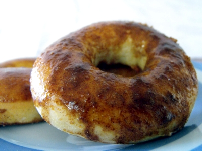 Cinnamon and sugar doughnuts