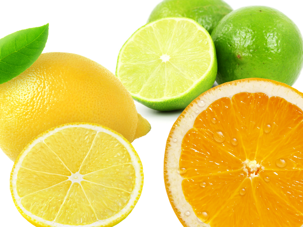 Citrus fruits that prevent smoothies to oxidize