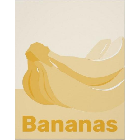 banana wall art as poster print