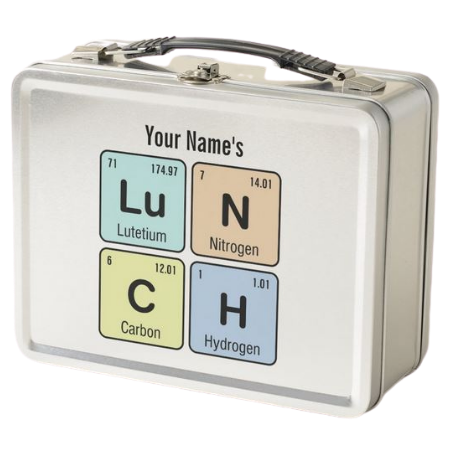 The classic metal lunch box for kids allows applying a personal touch. Many motifs are to add your name or monogram.
