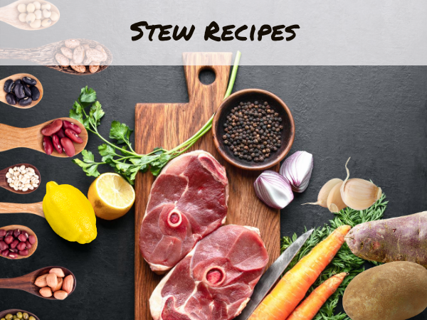 Easy hearty stew recipes use a mix of ingredients stewed in a liquid. Ingredients include meat or fish, pulses, and vegetables simmered rather than boiled.