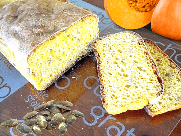 A pumpkin bread recipe is a great way to involve kids in baking bread and learning about how to transform your simple homemade spelt bread by adding pumpkin.
