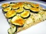 Go to zucchini quiche with rice base